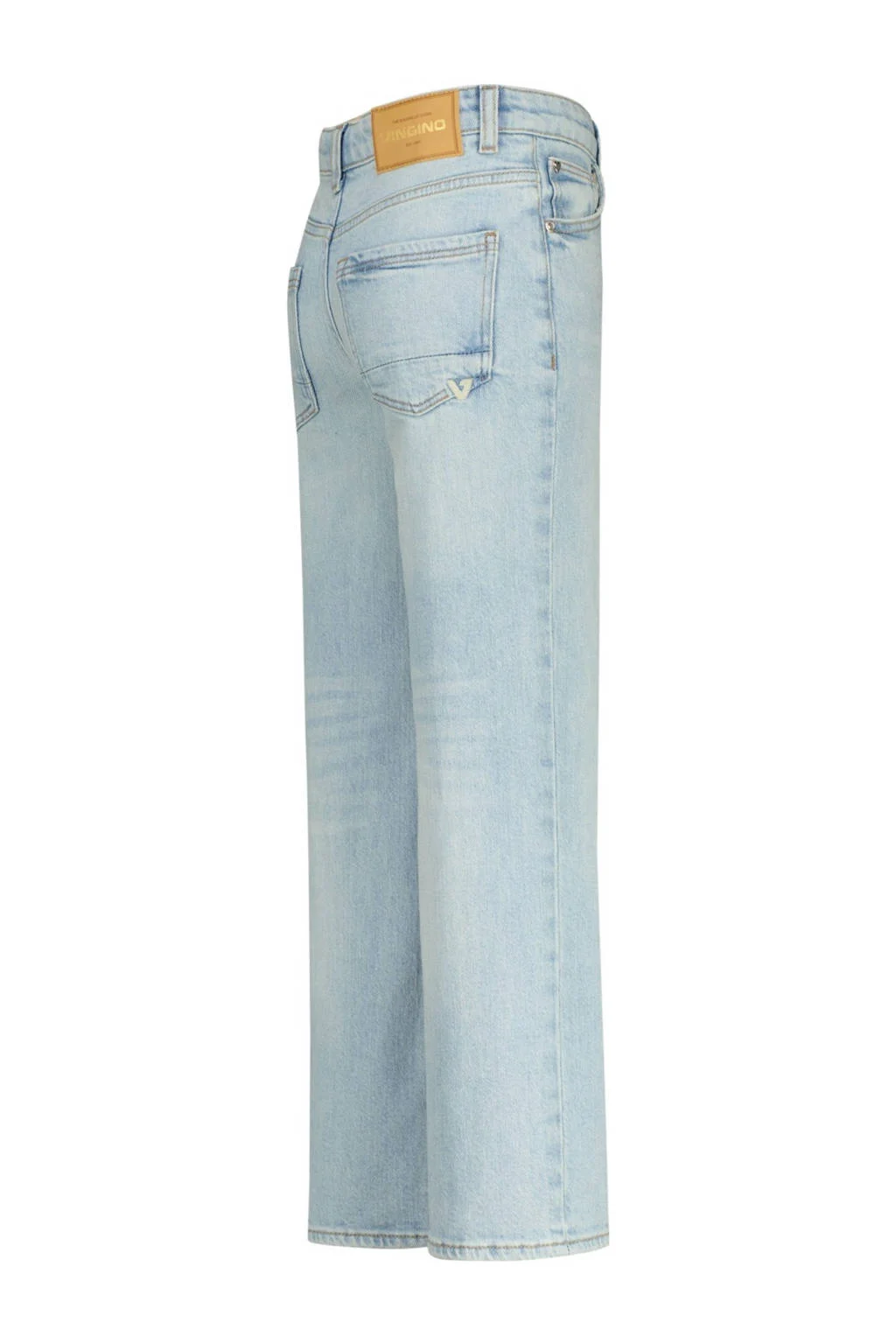 Vingino high waist wide leg jeans light blue denim