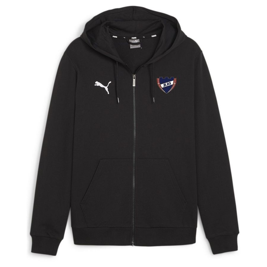 B.93 Sweat à Capuche Full Zip - Noir/Blanc