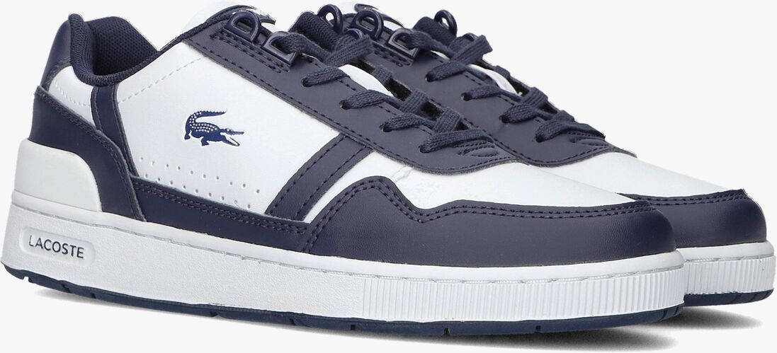 LACOSTE witte lacoste lage sneakers t-clip j