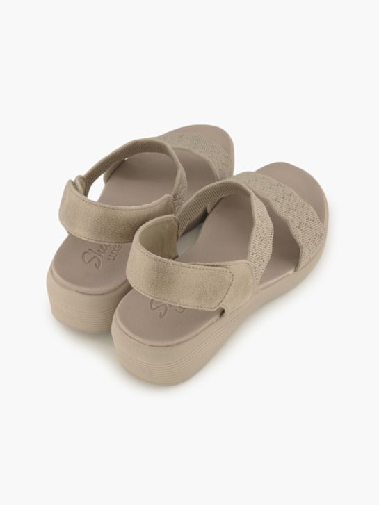 Skechers Sandalette Taupe