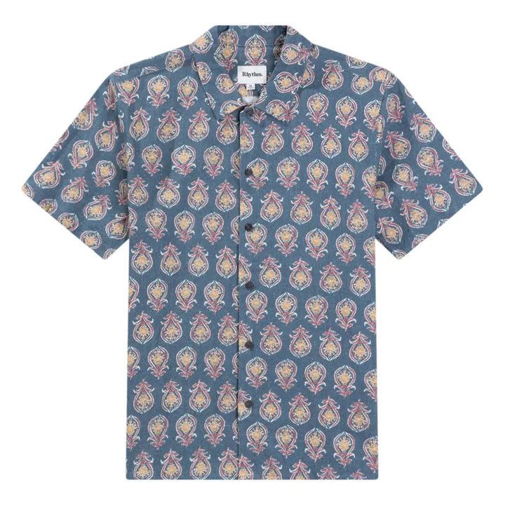 Rhythm Chemisette Tofo Lin | Bleu marine