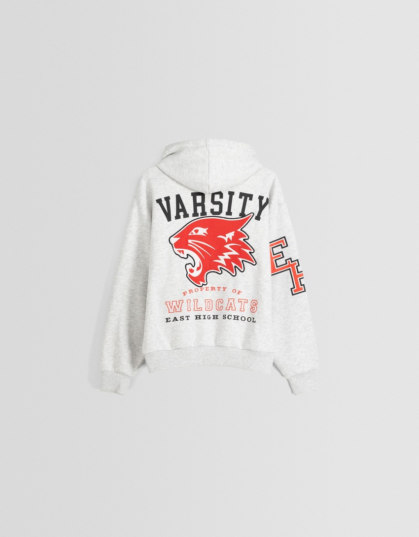 Moletom com zíper estampado do High School Musical