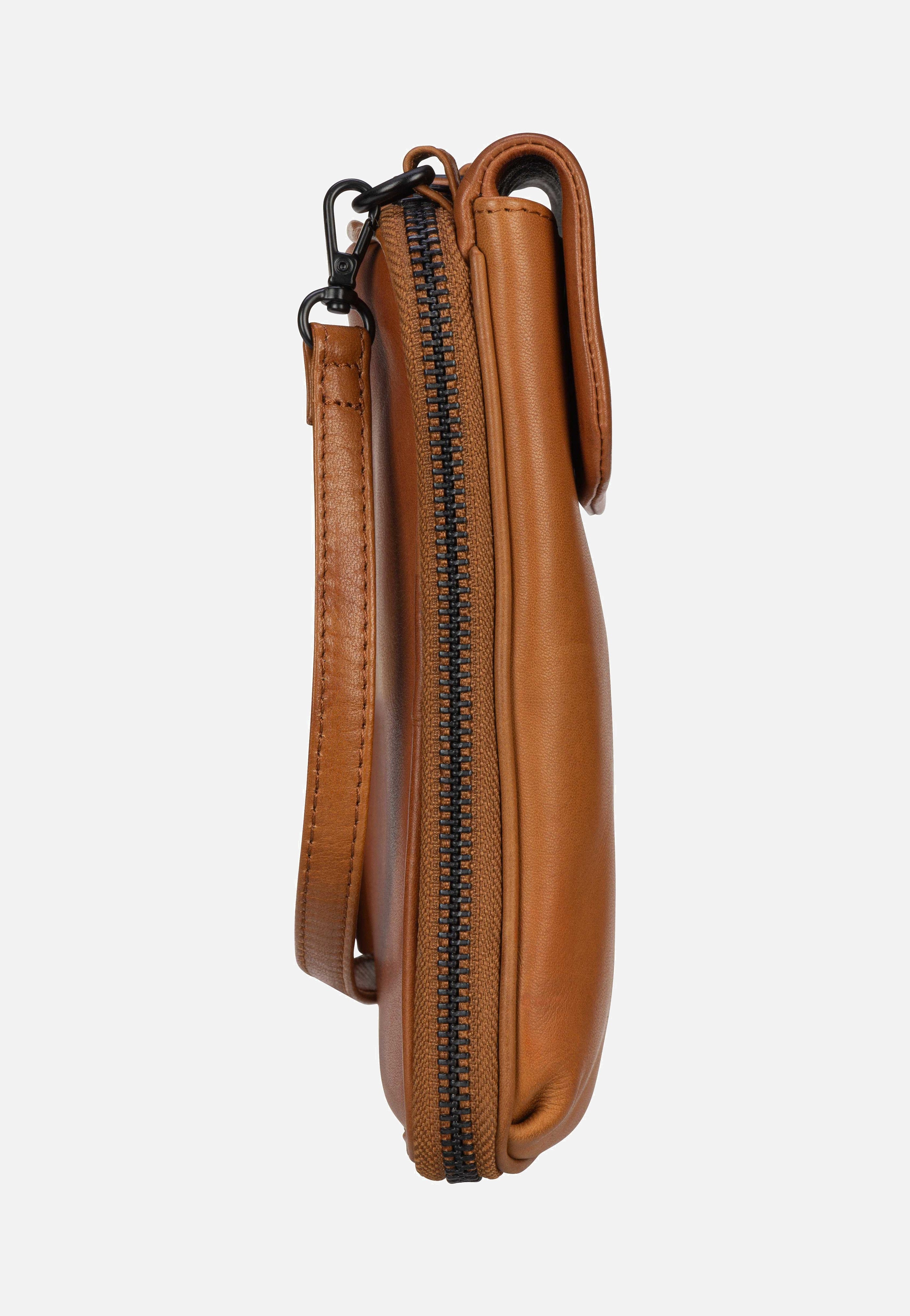 Ida Cognac - Handytasche