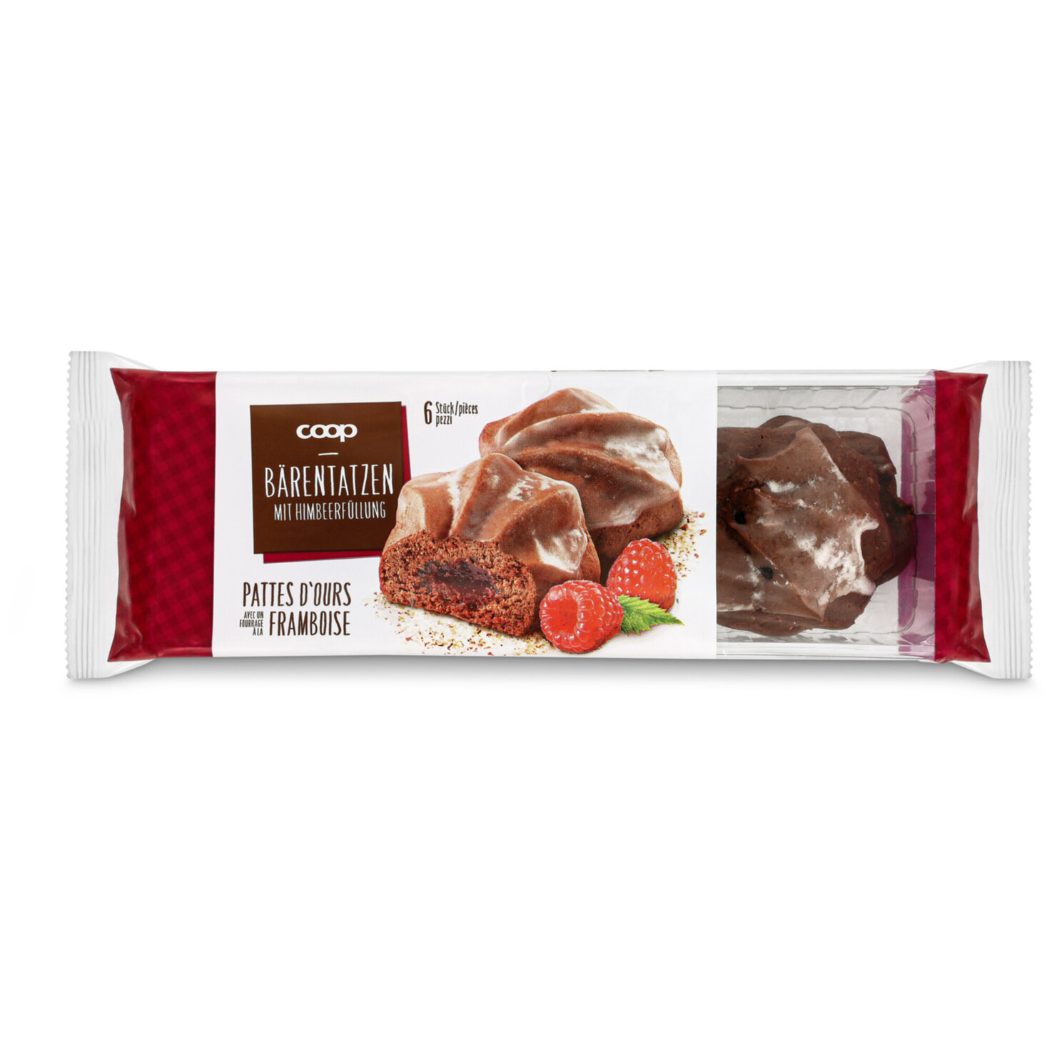 Bärentatzen gefüllt Himbeere