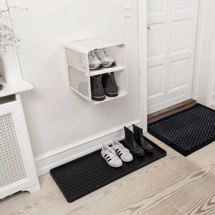 tica copenhagen - Wand-Schuhregal, 77 x 35 cm, schwarz