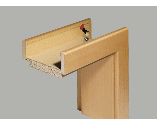 Compleet deurkozijn Pertura decor beuken 198,5x61,0 x 9,0 cm Links