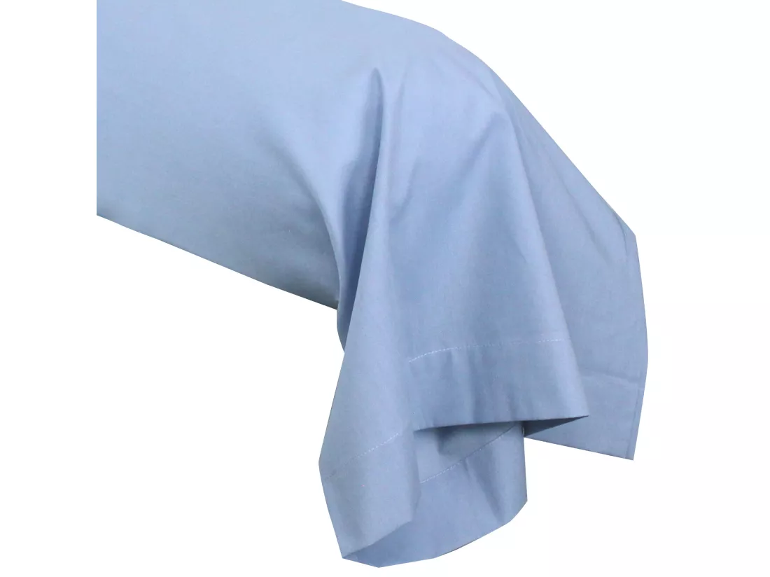 Taie de traversin uni 230X43 cm coton ALTO Belle ile