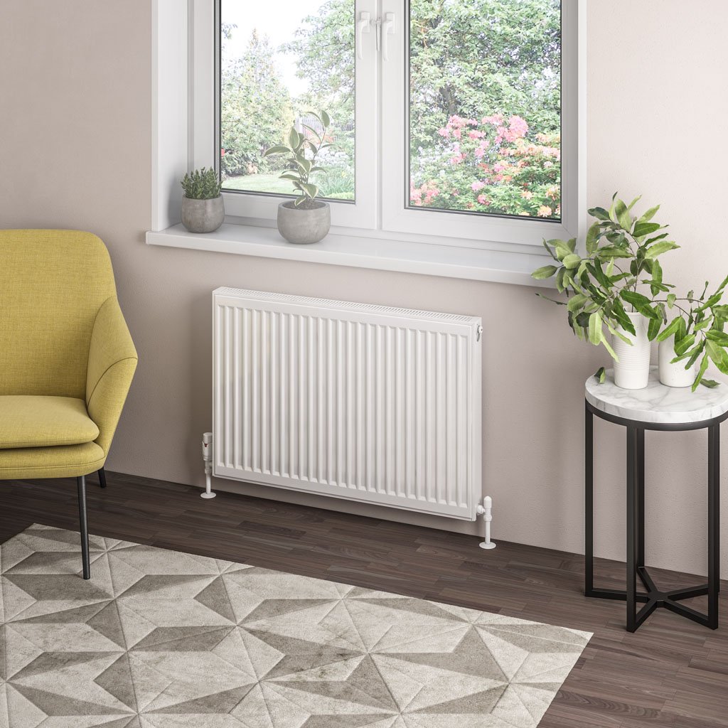 Eastbrook Type 21 paneelradiator 90x60cm 1517W wit glans