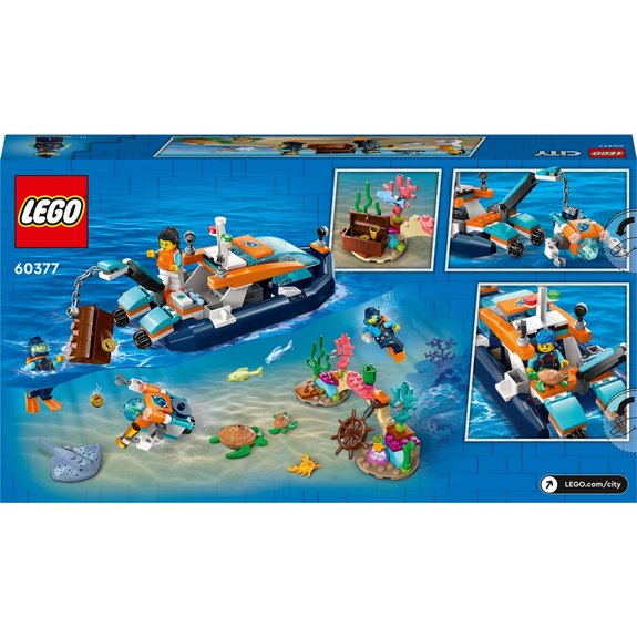 Bateau d'exploration sous-marine Lego City 60377
