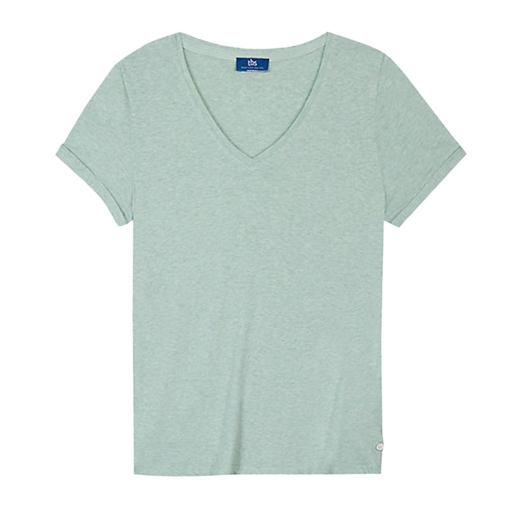 TBS T-shirt Vert Pale Femme TBS ADINATEE