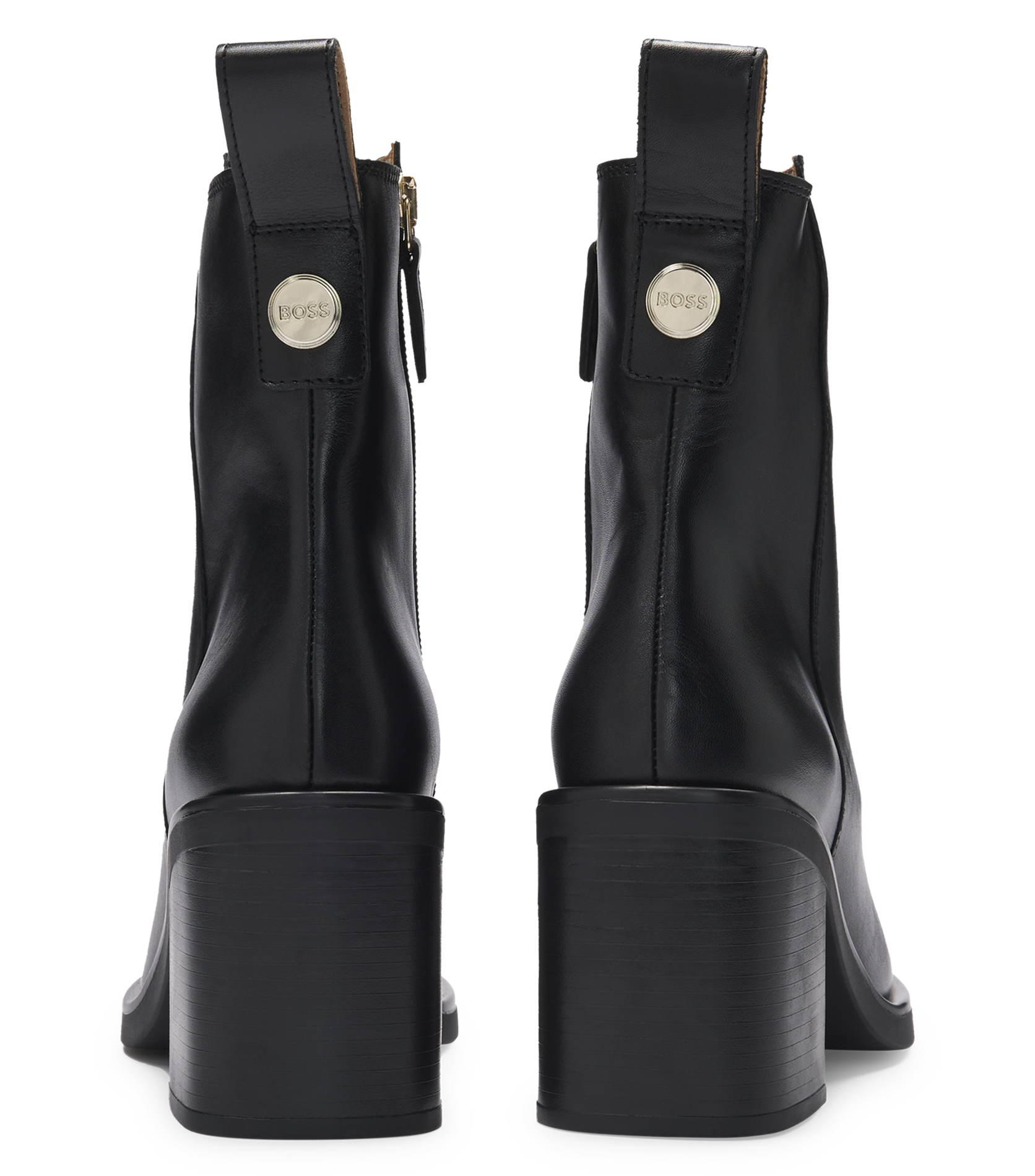 Bottine en cuir | Noir