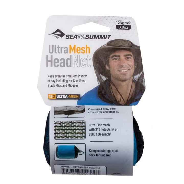 Sea To Summit MOSQUITO HEADNET ULTRAMESH Black