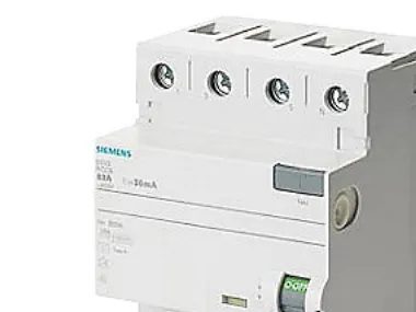 Fejlstrømsafbryder RCCB PFI AC/DC 63A 4P 300mA, type B 5SV3646-4