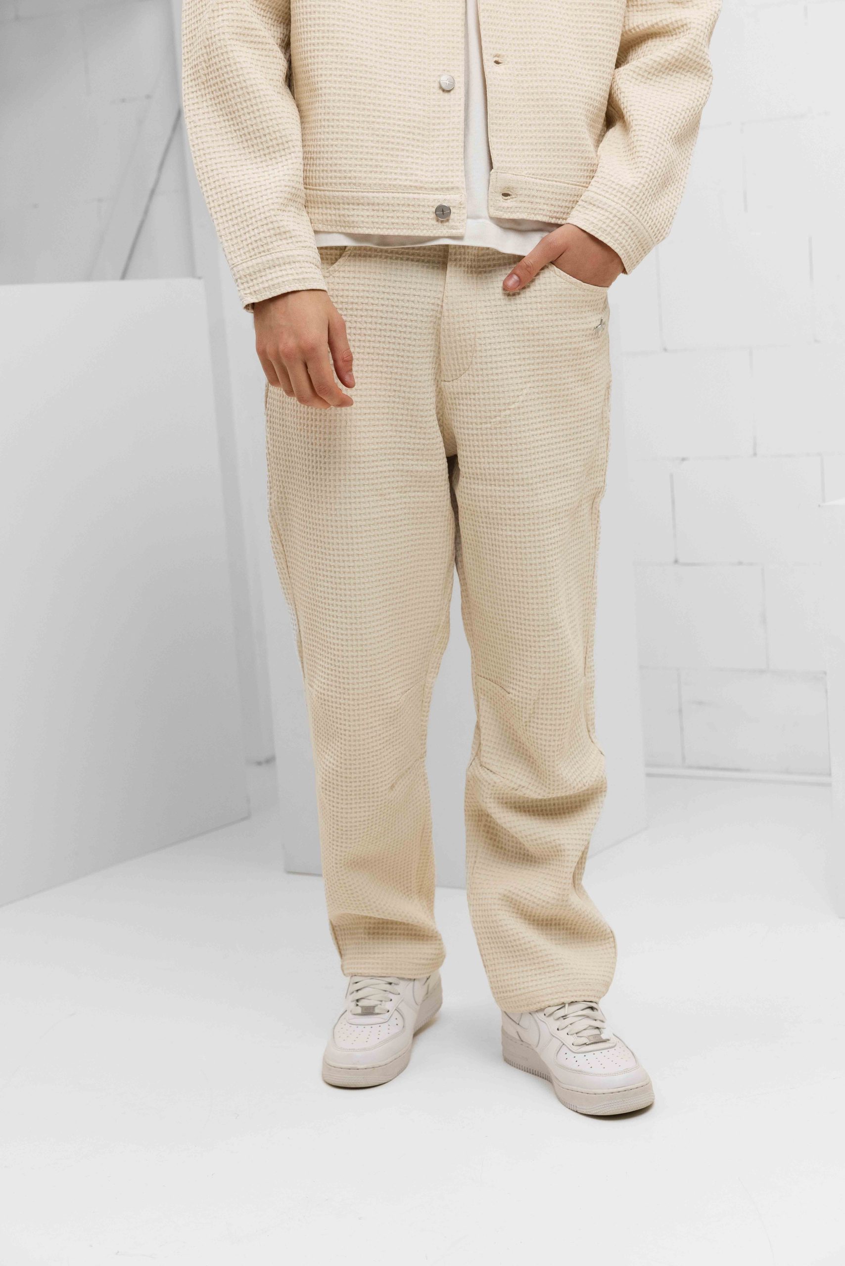 Project X Paris Honeycomb Set Heren Beige