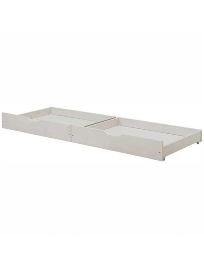Rollschubkästen INFANSKIDS 2er Set (Farbe: weiß)