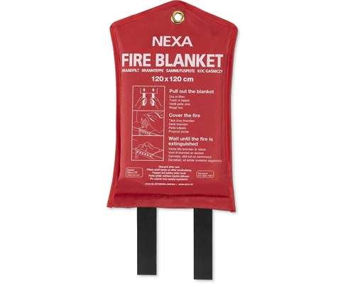 Nexa FB-120 RM Brannteppe Silikon Rød 120x120 cm