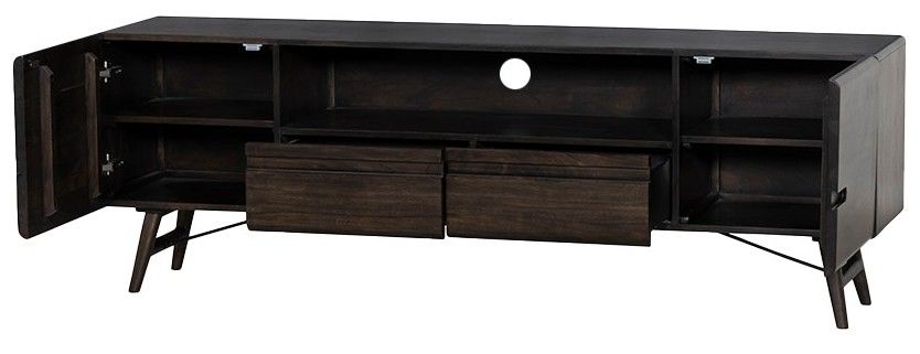 Tv-meubel Espresso Aura B180 x D40 x H60 cm