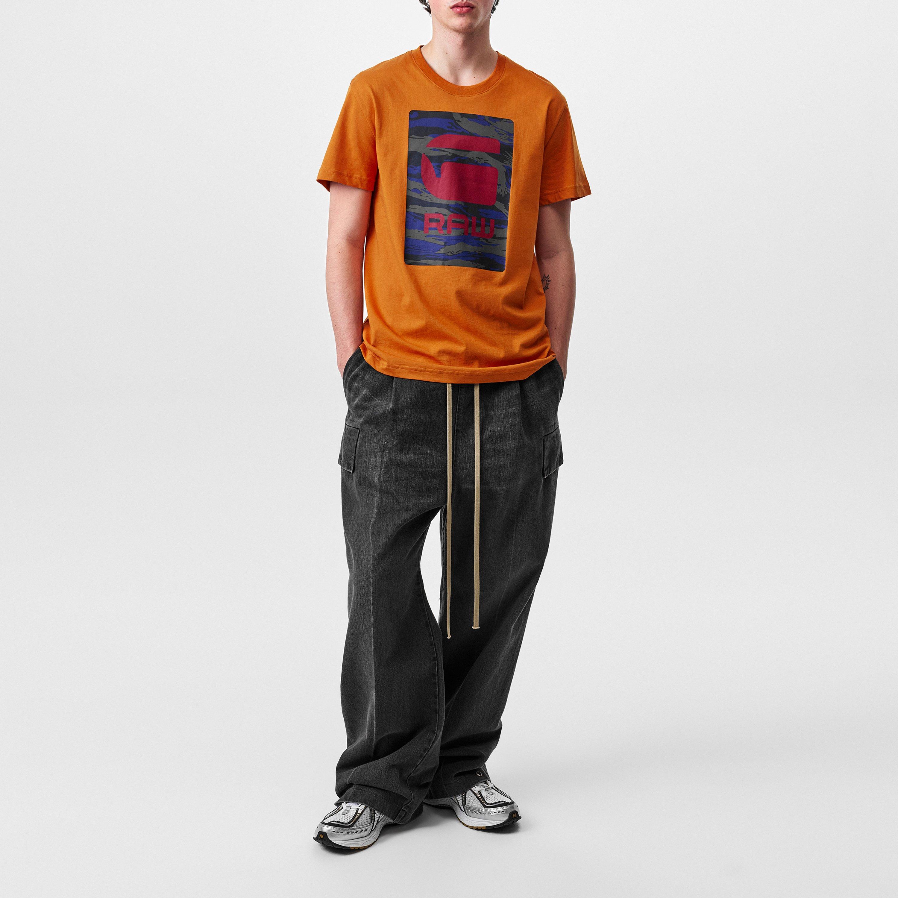 G Star Camo Box Graphic T Shirt