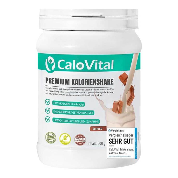 Calovital Premium Kalorienshake Schokolade Pulver, 500 g