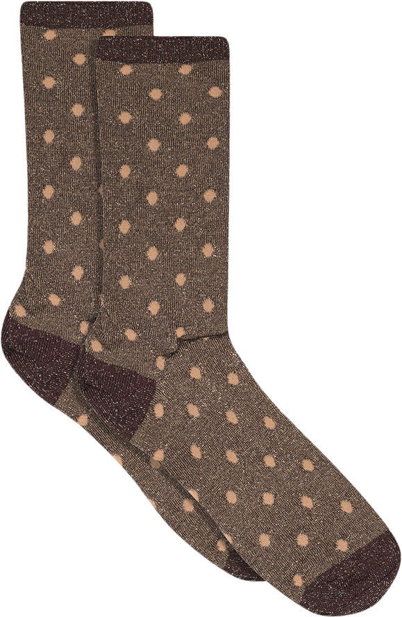 mpWoman Donna glitter socks Hot chocolate