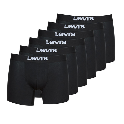 Levi's - SOLID BASIC BRIEF PACK X6 - Noir