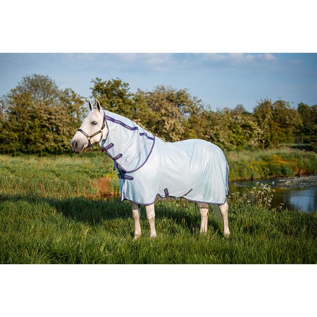 Vliegendeken Horseware Amigo Bug Rug XL Lichtblauw-blauw
