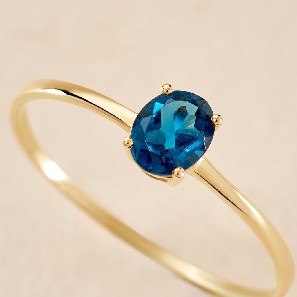 Bague Valentino Or Jaune Topaze