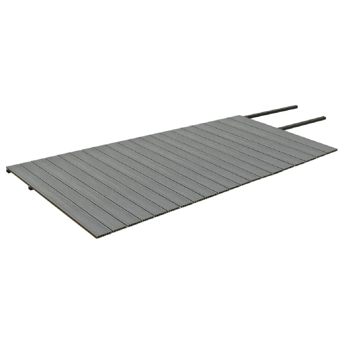 vidaXL - Panneaux coextrudés WPC - Marron/Gris