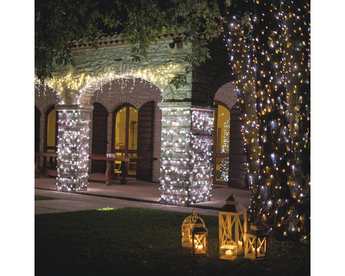 Twinkly LED-lichtsnoer, 190 LED's, warm wit, koel wit, amber, incl. Wi-Fi en app-bediening