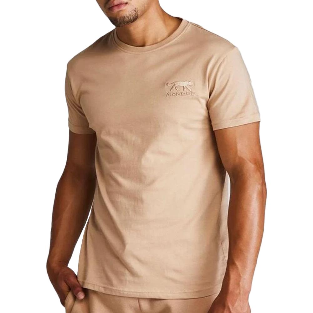 Airness T-shirt Marron Clair Homme Airness Mk Gold
