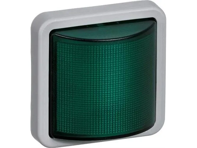 OPUS 74 Industri indsats signallampe LED 230 V, konstant/blink, grøn