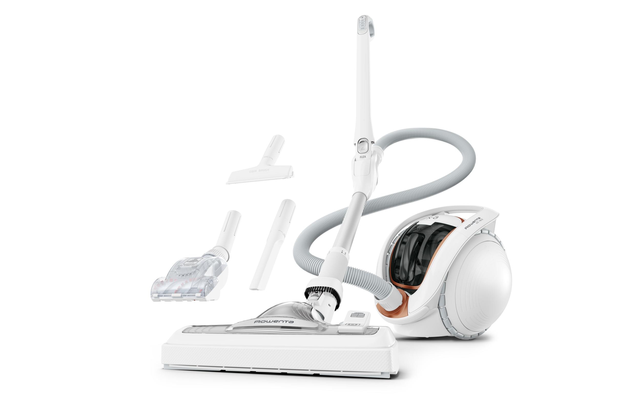 Akku-Stielsauger X-Ô 160 Kupfer/Weiss<br>Beutelloser Akku-Staubsauger