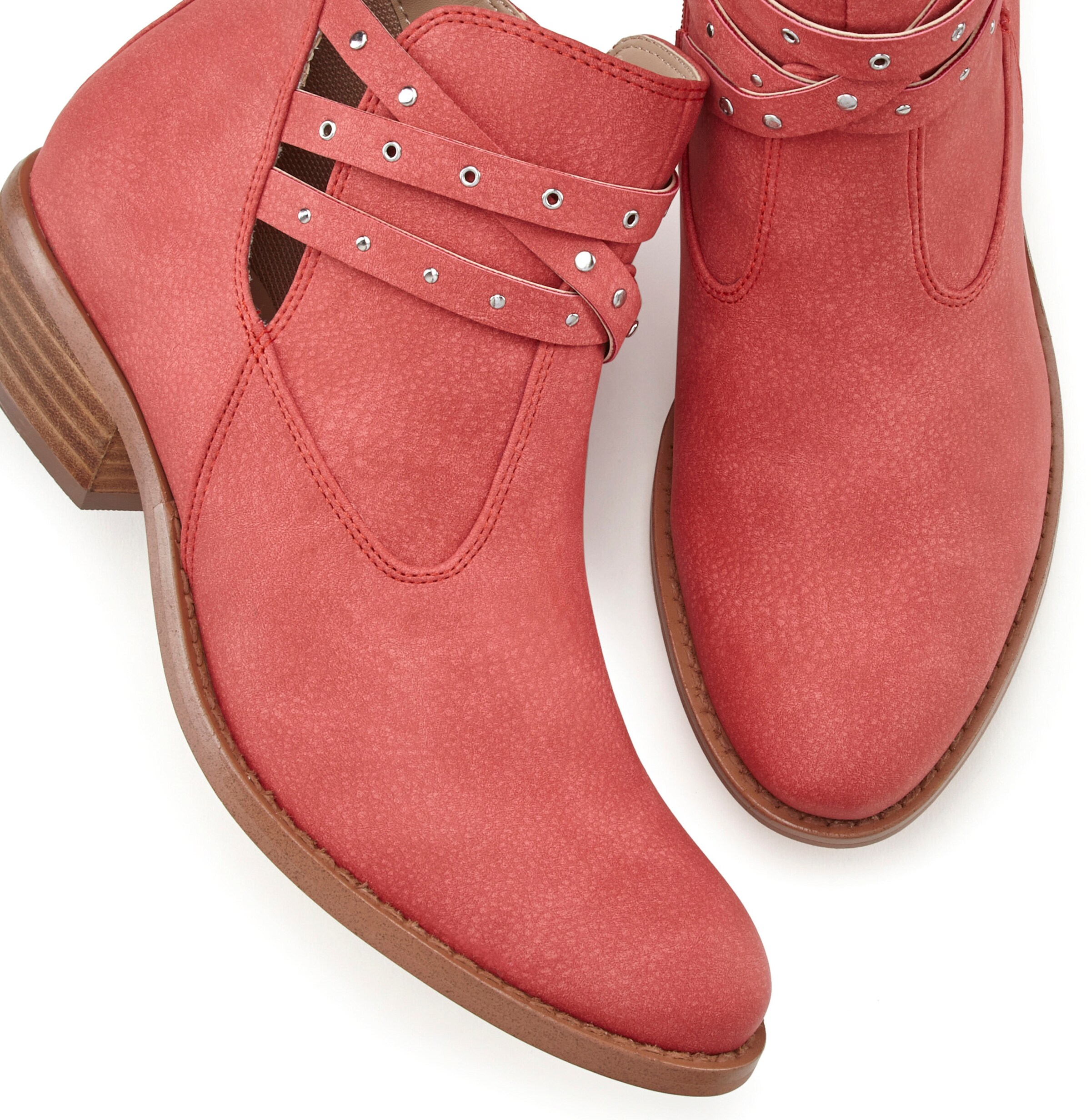 LASCANA Westernstiefelette in rot