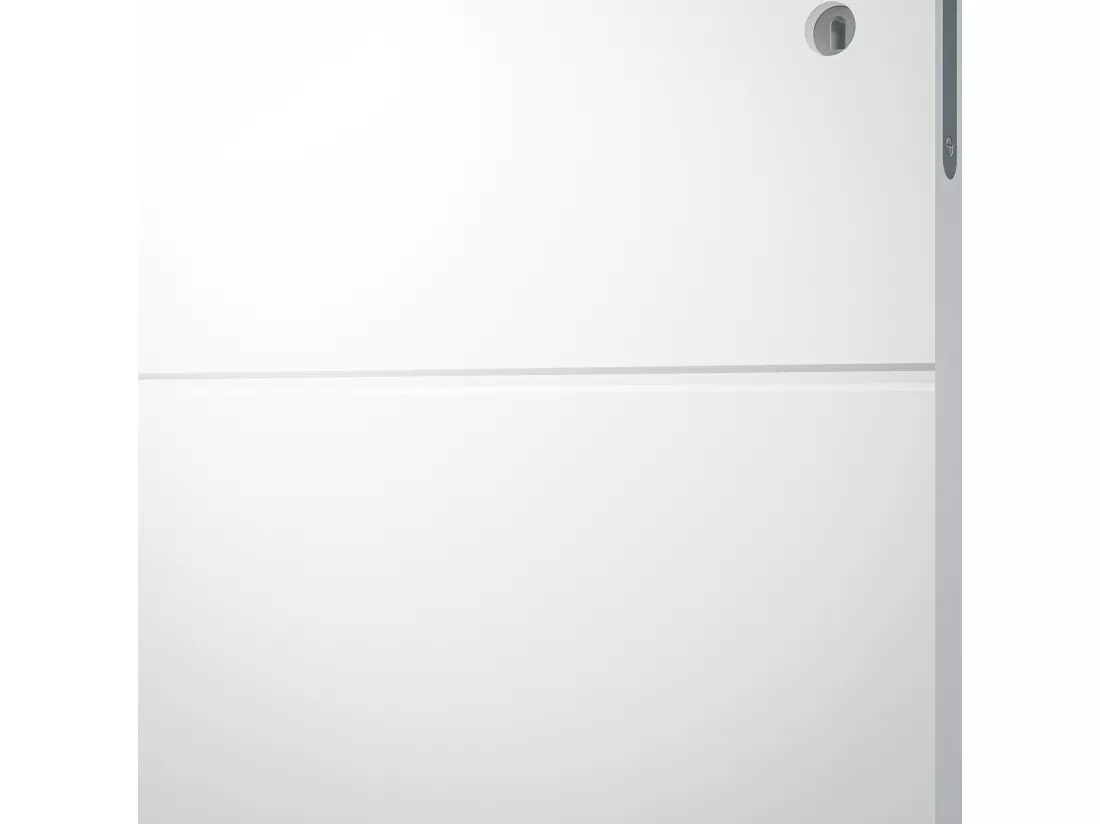 Bloc-Porte Blanc Laqué Ligne H. 204 x l. 83 cm - Poussant Gauche
