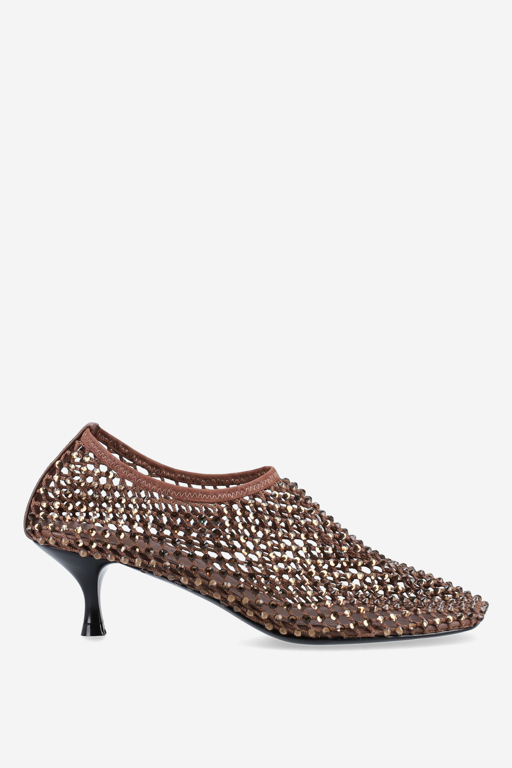 Embellished heeled pumps