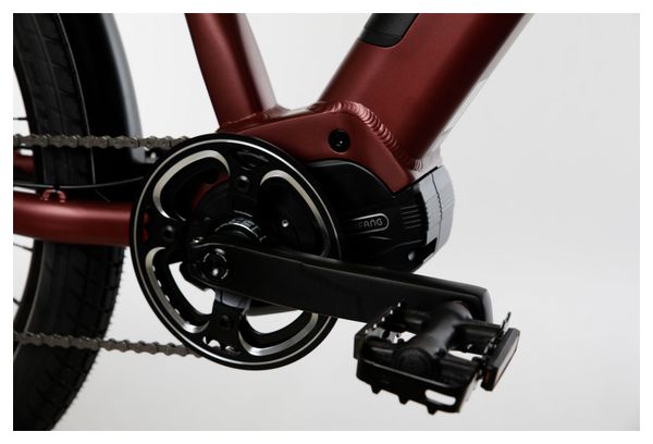 Vélo de Ville Électrique Bicyklet Raymond Shimano Acera 9V 504 Wh 27.5'' Rouge Bordeaux