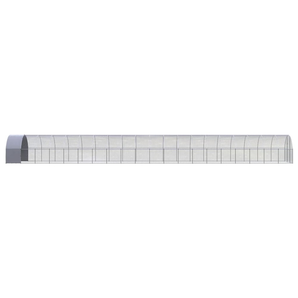 Poulailler d'extérieur 3x20x2 m acier galvanisé