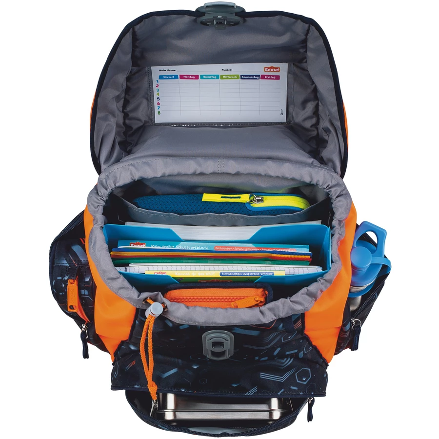 Scout Alpha DIN - Schulranzen Set 4 tlg. Space Data