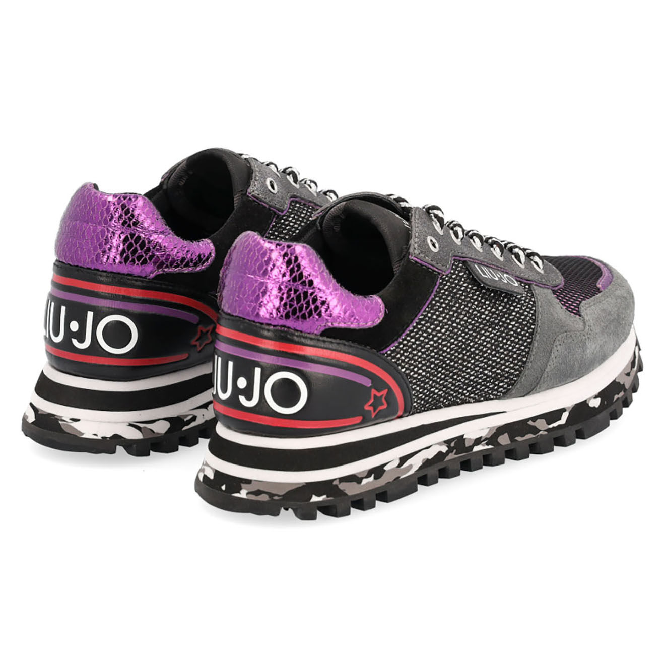 Liu-Jo Sneakers en Cuir Wonder violettes