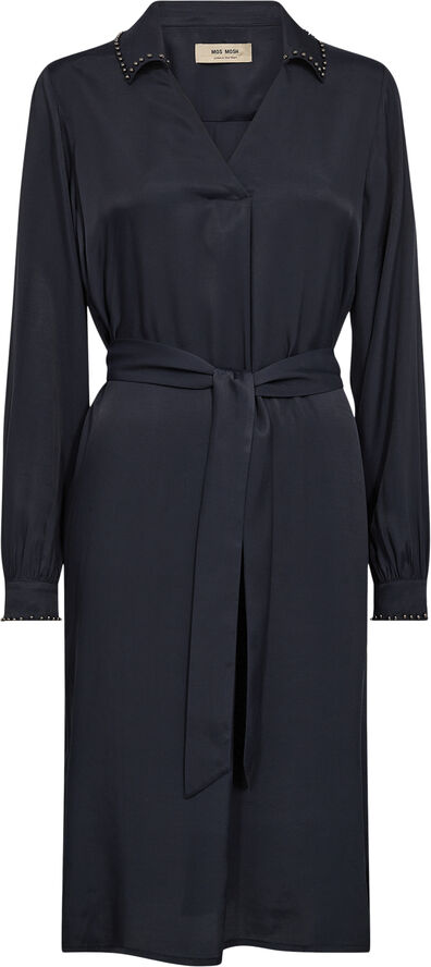 Mos Mosh MMMaylone Soft Twill Dress Salute navy