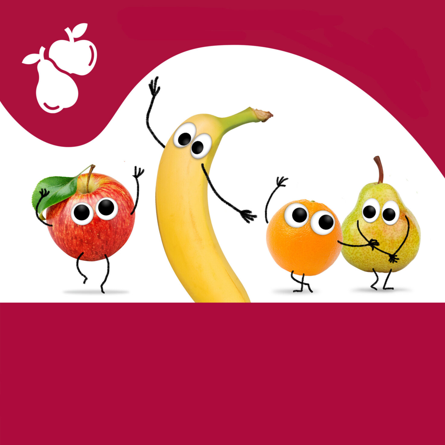 Freche Freunde Birne Apfel, Banane, Orange & Vanille 8+ Monate