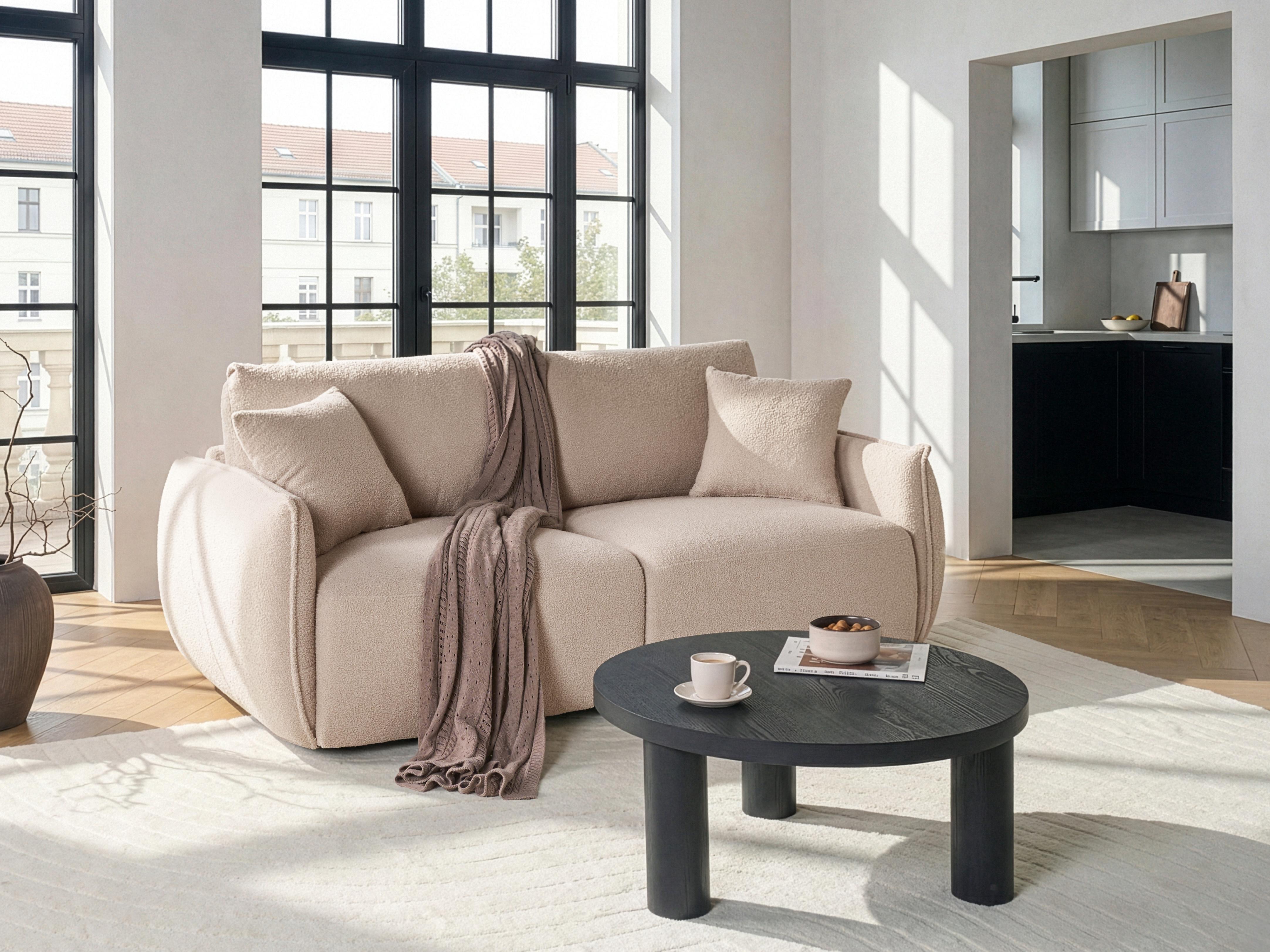 Modulaire bank 2-zits MESNALI Bouclé Beige