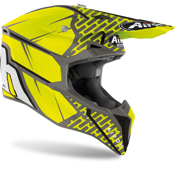Airoh - Casque Wraap Idol Jaune / Gris Mat