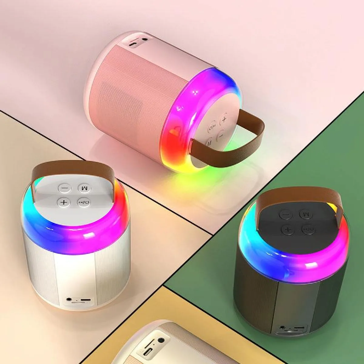 Yonis Bluetooth Étanche Rose