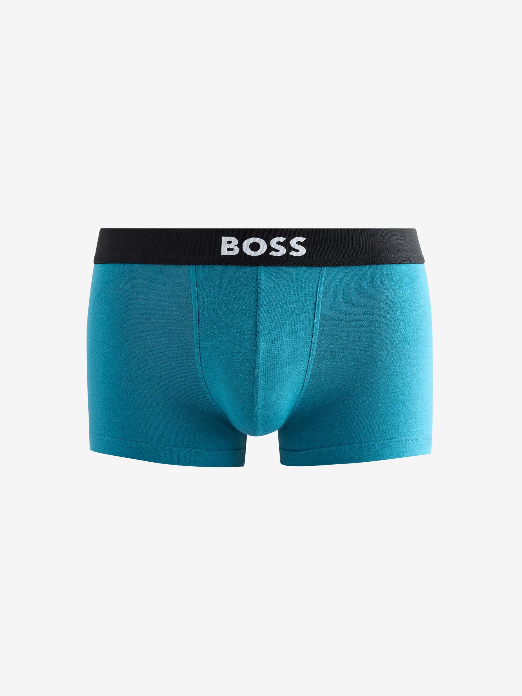 Zwart - BOSS One Logo Boxers Trunks 3 Pack