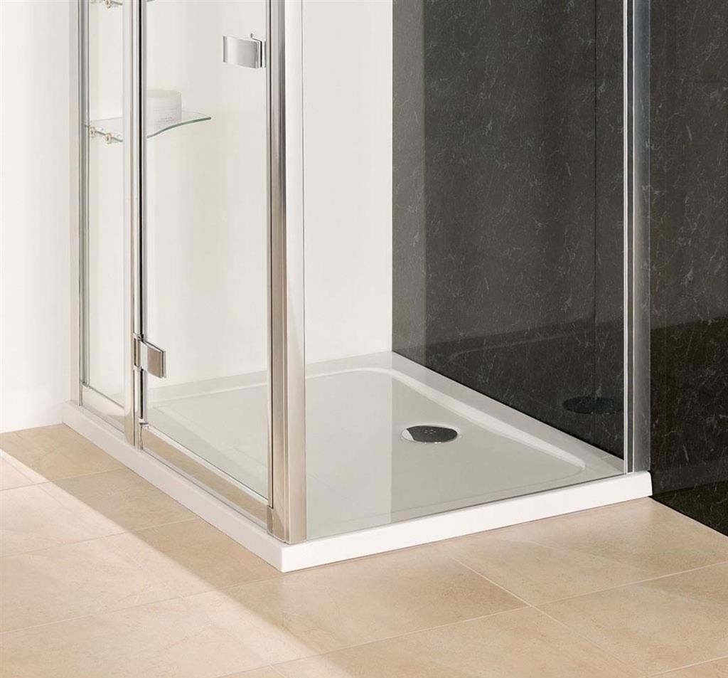 Eastbrook Volente douchebak Anti slip 170x80cm gegoten marmer wit