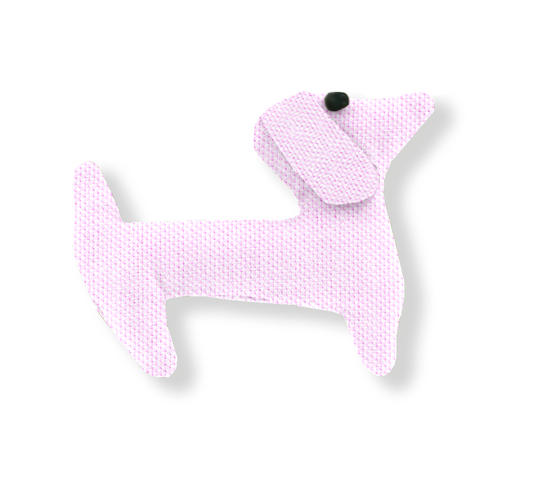 Barrette Basset Oxford Rose