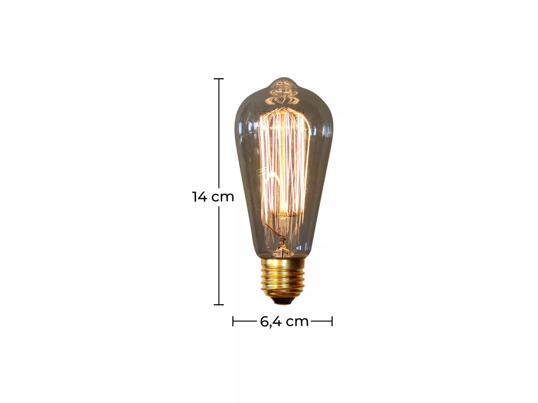 Ampoule Edison Vintage - Squirrel Transparent