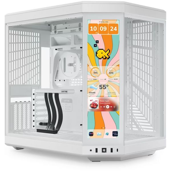 Hyte ATX Y70 Touch Infinite Vidro Temperado Branco