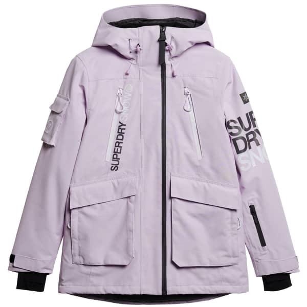 Veste de ski SUPERDRY SKI ULTIMATE RESCUE JACKET W PURPLE HEATHER